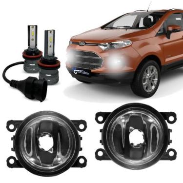 Imagem de Par Farol De Milha Auxiliar Led Small Ecosport 2013 a 2017 - Rayx