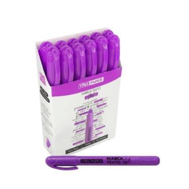 Imagem de Jogo De Canetas Marca Texto Gel Yins Paper 12 Peças A Única Que Não Bo