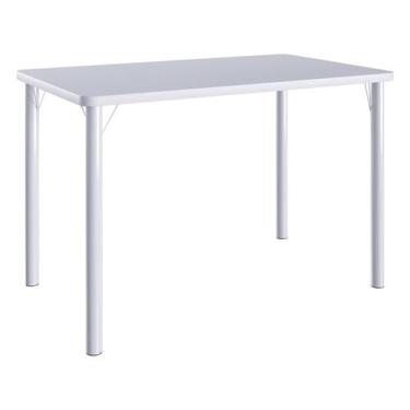 Imagem de Mesa de Jantar Retangular 4 Lugares Multimóveis CR50271, Branco