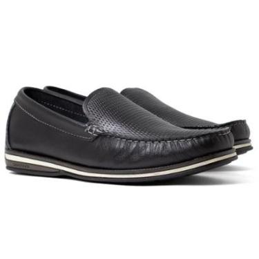 Imagem de Sapato Mocassim Masculino Democrata Easy Ted Casual Couro Legítimo Confortável 135201-Masculino
