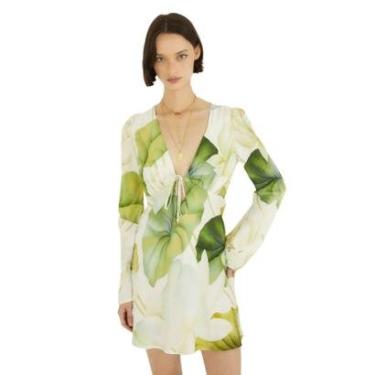Imagem de Vestido Curto Farm Rio Flor de Lotus-Feminino