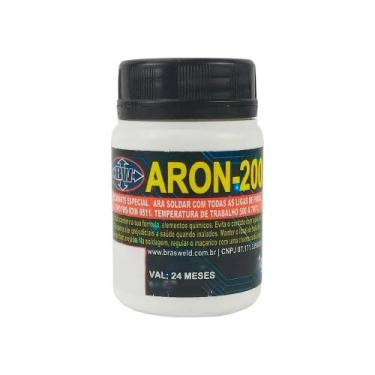 Imagem de Fluxo para Solda Prata e Solda Foscoper em Pasta Aron-200 100gr - BRAS