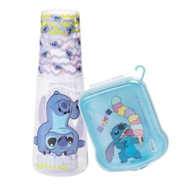 Imagem de Kit Sanduicheira + Garrafinha Com Copo 960ml Moringa - - PLASUTIL