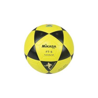 Imagem de Bola Mikasa Oficial de Futevôlei FT-5 - Amarela e Preta-Unissex