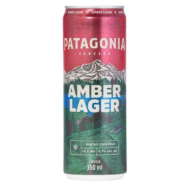 Imagem de Cerveja Amber Lager Patagonia 350ml Lata Puro Malte