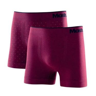 Imagem de Kit 2 Cueca Boxer Mash S/Cost Vermelho - brand, GG