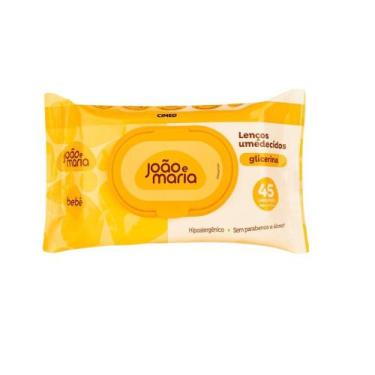Imagem de Lenço Umedecido com Fragrância João e Maria com 45 unidades