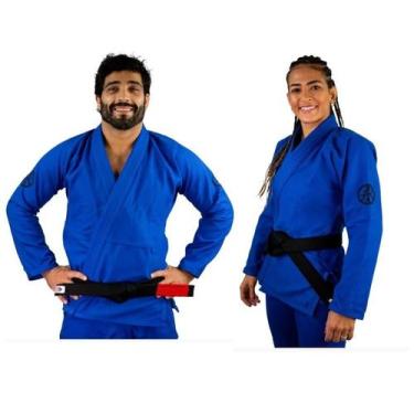 Imagem de Kimono Cambiável Calça Rip Stop Vagui U.L.2 Jiu Jitsu Azul  Keiko, Azu