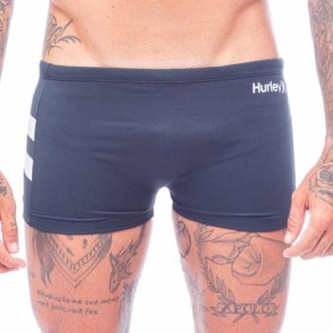 Imagem de Sunga Hurley Boxer Block Party SM25 Preto, Preto, P