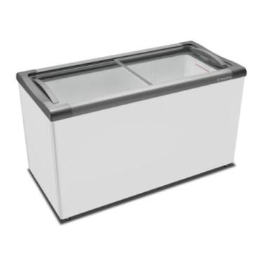 Imagem de Freezer Horizontal Metalfrio 388 Litros Tampa De Vidro Supra Branco NF