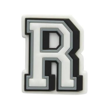 Imagem de Pin unissex clog.crocs letter r 10007011, PRETO-BRANCO, UN