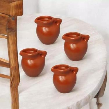 Imagem de Jarro kit com 4 peças de Ceramica Miniatura para Terrario - Decore Cas