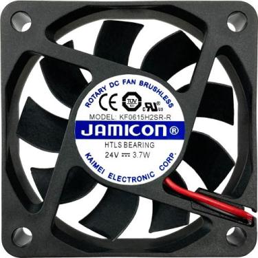 Imagem de Cooler Kf0615h2sr-r 24v 3.7w 0.15a 2 Fios 2 Pinos 60x60x15mm Conector 