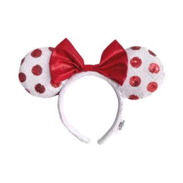 Imagem de Tiara De Orelhas Do Mickey Mouse Da Disney Para Meninas Com Lantejoula