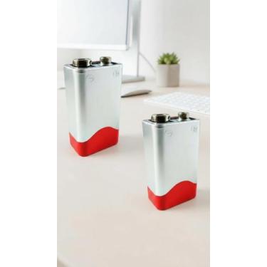 Imagem de Bateria 9V Recarregável Ni-MH 240mAh - Kit 2 Unidades - Congratulation