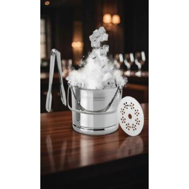 Imagem de Balde de Gelo 1,5L Aço Inox com Pegador e Aparador - Congratulations S