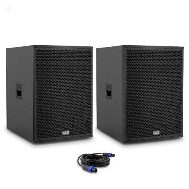 Imagem de Kit Premium Caixas Subwoofer Mark Audio SA1200 Ativa + SP1200 Passiva 