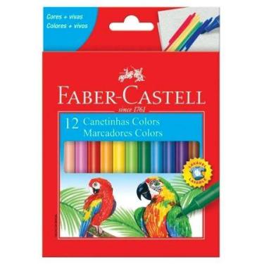 Imagem de Caneta hidrográfica Colors 12 cores 150112CZF/550912 Faber-Castell