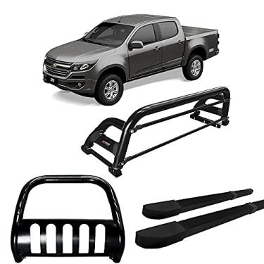 Imagem de Kit Quebra Mato +Santo AnH2+Estr Quadr-S10 12/2020 C/D PRETO