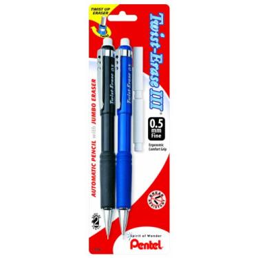 Imagem de Pentel 434347 Twist-Erase III Lapiseira Nº 2 grafite médio