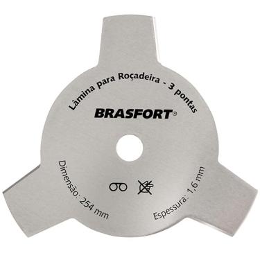 Imagem de Lamina para Roçadeira 3 Pontas Furo 3/4 de Polegadas.
