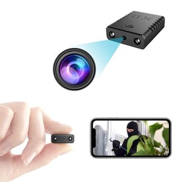 Imagem de Minicâmera espiã 1080p, câmera de vigilância XD-WiFi, câmera babá portátil pequena HD com visão noturna e detecção de movimento, câmera de segurança secreta para casa e escritório