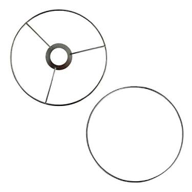 Imagem de (36cm Diameter European) - Wire Lamp Shade Rings with European Fitter: Make Your Own DI...