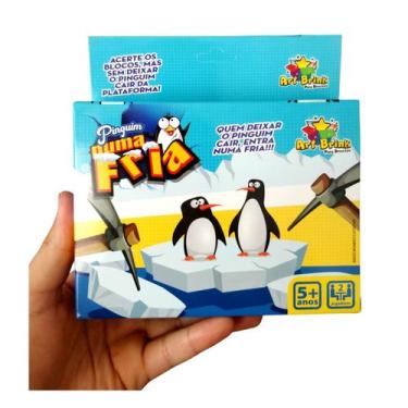 Kit 3 Brinquedo Infantil Jogo Do Pinguim Quebra Gelo 23Cm - Toy