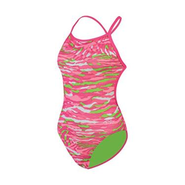 Imagem de DOLFIN Bellas Female Cross Back Swimsuit - Prowler Pink,Prowler Pink (586),32