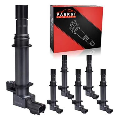 Imagem de Bobina de ignição Pacote com 6 para Je-ep Liberty Grand Cherokee Dodge Ram 150 Nitro Durango Dakota C1231 5C1114 UF-270 UF-297 UF-399