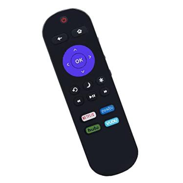 Imagem de ezControl Universal para controle remoto Roku TV, substituição para TCL/ONN/Philips/Sanyo/RCA/JVC/LG/Haier/Hitachi/Magnavox/Element/Westinghouse Roku TV – não é necessário configurar