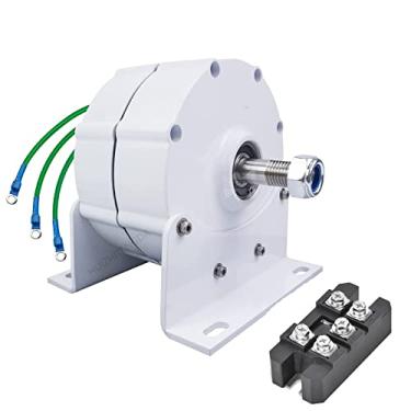 Imagem de Geradores 3000W de baixa velocidade 12V 24V Alternadores AC permanentes de ímã permanente sem engrenagens para turbina de água eólica para uso doméstico para uso doméstico,24v