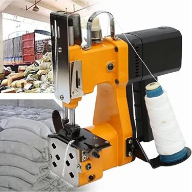 Imagem de Máquinas de Costura, Máquina Portátil de Embalagem Industrial Elétrica para Saco de Pano de Pele de Pele de Saco de Papel de Papel Saco de Papel