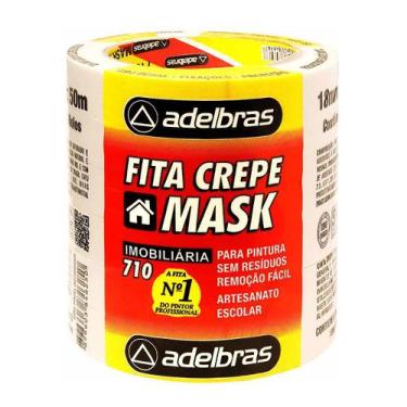 Imagem de Kit 2Un Fita Crepe Mask 710 18mmx50m Adelbras