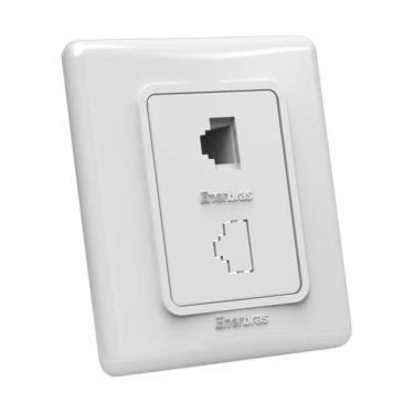 Imagem de Tomada Telefone Rj11 Linha E Ref. 346-E - Enerbras