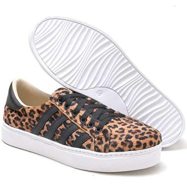 Imagem de Tênis feminino casual urban Animal Print Veneza Shoes (38)