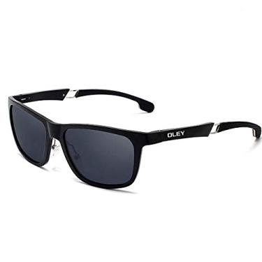 Imagem de Óculos de Sol Masculino Retangular OLEY Polarizados Uv400 Y7144 (C1)