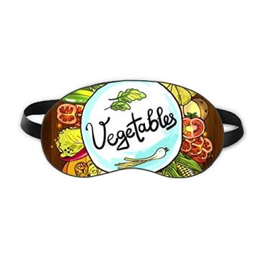 Imagem de Vegetables Corn Redish Chinese Repolho Dormir Eye Shield Soft Night Vlindfold Shade Cover