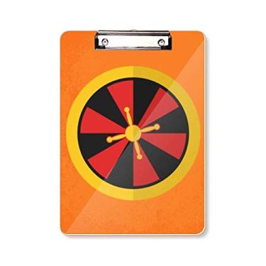 Imagem de Prancheta de ilustração com elemento de toca-discos de cassino A4