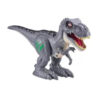 Dinossauro Robo Som E Luz Dragao T Rex Anda Brinquedo Barato