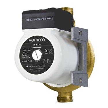 Imagem de Mini Bomba Circuladora De Água TP80 Bronze G4 - Komeco - 220V