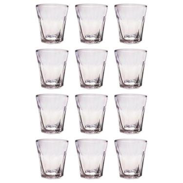 Imagem de Jogo 12 Copos Shot Vidro Tequila Cachaça Vodka Dose 45ml Bar