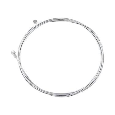 Imagem de UGPLM Cabo de freio de bicicleta, substituição de freio de bicicleta dobrável premium, componentes de ciclo de de freio de bicicleta de estrada de, 1,7M Traseira