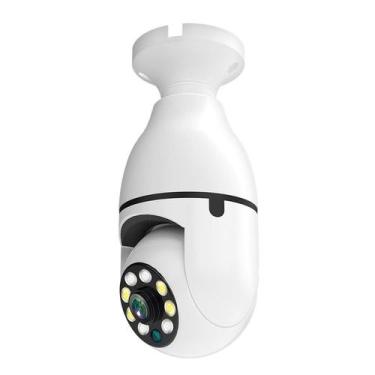 Imagem de Câmera De Segurança Ip Com Lâmpada Espiã De Visão Noturna Em 360 E Wif
