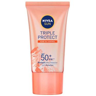 Imagem de Protetor Nivea Sun Face Triple Protect Antiacne Fps50 50ml