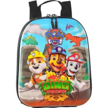 Imagem de Mochila Pequena Maxtoy Paw Patrol Dino Preto