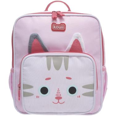 Imagem de Mochila de Costas Kouii Pacific Filhotiis Gato Rosa