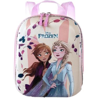 Imagem de Mochila Pequena Maxtoy Frozen Elsa e Anna Rosa