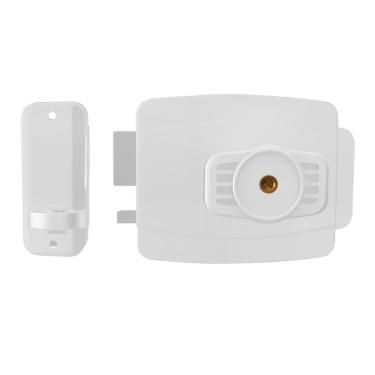 Imagem de Fechadura mini AGL 42mm chave tetra 12v abert interna branco