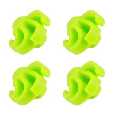 Imagem de 4 Pcs Estabilizadores De Tiro Com Arco Amortecedor De Vibração De Corda De Arco Silenciador De Corda De Arco Recurvo De Borracha Para Amante De Tiro, Estabilizador De Arco(Verde)